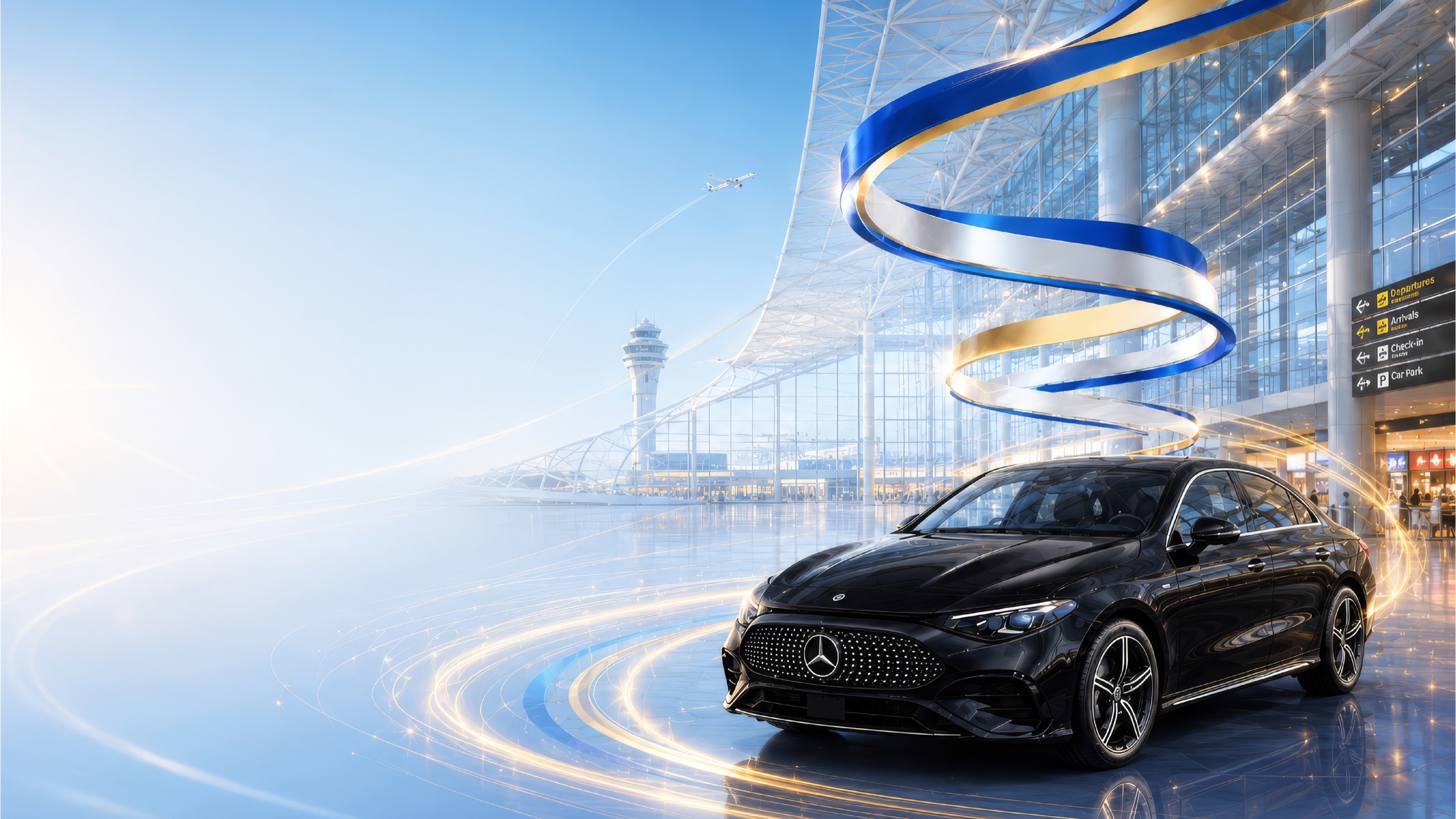 ภาพแคมเปญ THE WONDER IN MOTION พร้อม Mercedes-Benz CLA 250+ Electric ณ ท่าอากาศยานสุวรรณภูมิ